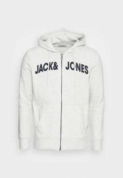 Jack & Jones JJNAVY ZIP HOOD - Zip-up Sweatshirt - White Melange 8 Jack & Jones JJNAVY ZIP HOOD - Zip-up Sweatshirt - White Melange -Jack & Jones Shop b815c2a3dea045d5a6a18a6d73d37094