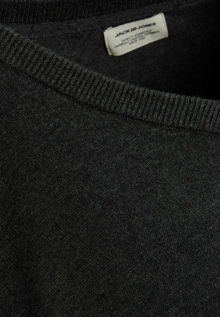 Jack & Jones JJEBASIC - Jumper - Dark Grey 6 Jack & Jones JJEBASIC - Jumper - Dark Grey - Image 6