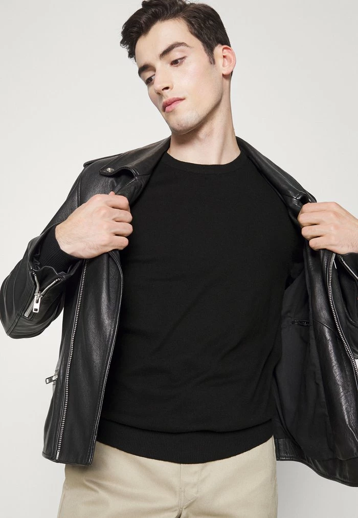 Jack & Jones JJEEMIL CREW NECK - Jumper - Black 5 Jack & Jones JJEEMIL CREW NECK - Jumper - Black - Image 5