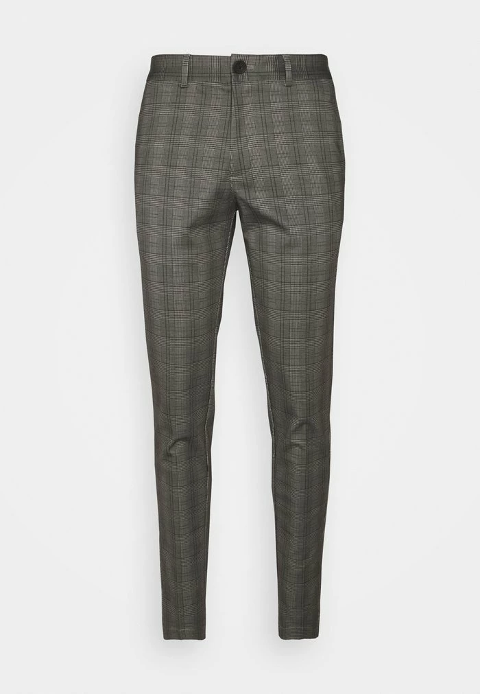 Jack & Jones JJIMARCO BROWN CHECK - Trousers - Brown Stone 4 Jack & Jones JJIMARCO BROWN CHECK - Trousers - Brown Stone - Image 4