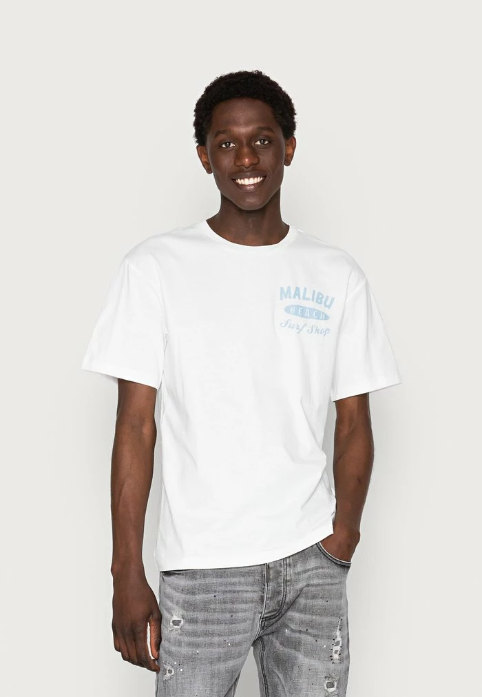 Jack & Jones MALIBU PACK TEE CREW NECK - Print T-shirt - Cloud Dancer 3 Jack & Jones MALIBU PACK TEE CREW NECK - Print T-shirt - Cloud Dancer - Image 3