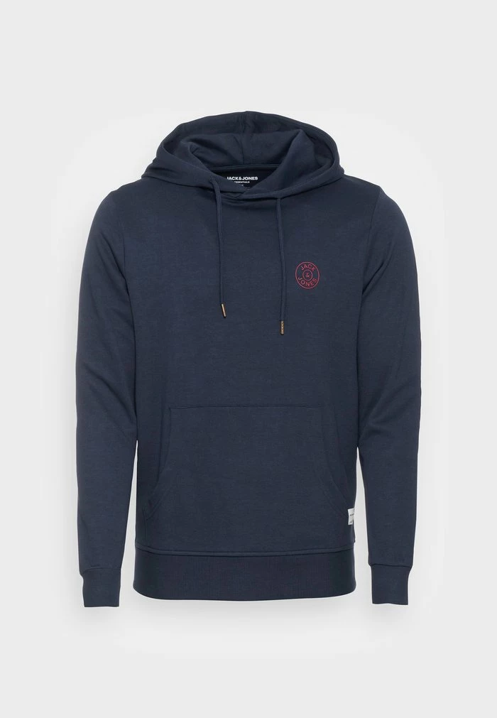 Jack & Jones JJEBASIC LOGO HOOD - Hoodie - Navy Blazer 4 Jack & Jones JJEBASIC LOGO HOOD - Hoodie - Navy Blazer - Image 4