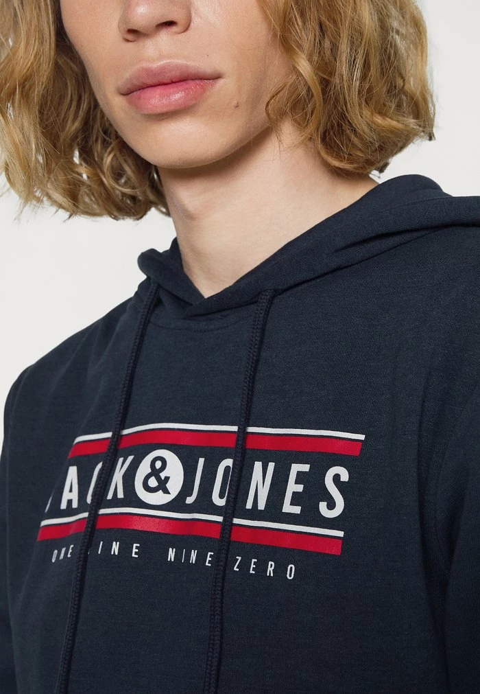 Jack & Jones JJHANS HOOD - Sweatshirt - Navy Blazer 6 Jack & Jones JJHANS HOOD - Sweatshirt - Navy Blazer - Image 6