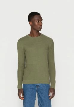 Jack & Jones JCOSUSTAIN CREW NECK - Jumper - Four Leaf Clover