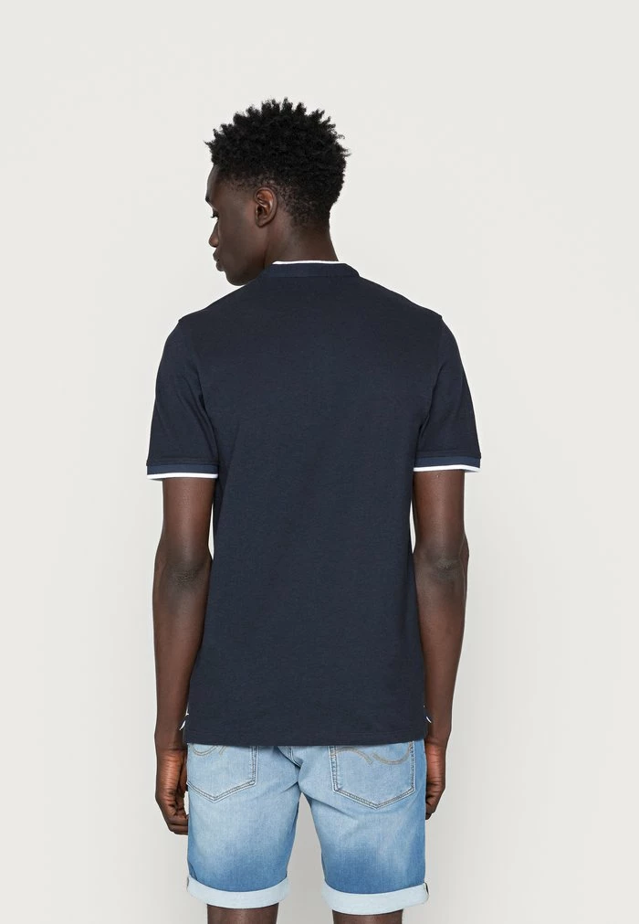 Jack & Jones JJEPAULOS - Basic T-shirt - Dunkelblau 3 Jack & Jones JJEPAULOS - Basic T-shirt - Dunkelblau - Image 3