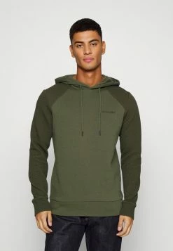 Jack & Jones JCOSTAPLE QUILT HOOD - Hoodie - Forest Night