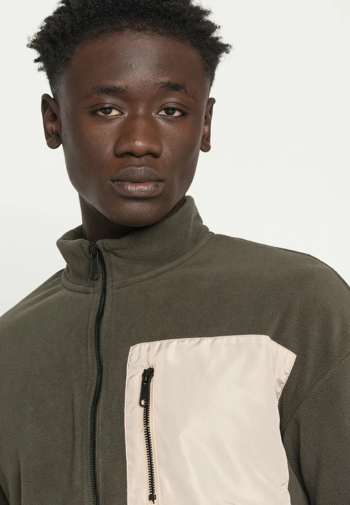 Jack & Jones JCOBANG HALF ZIP - Fleece Jumper - Forest Night 5 Jack & Jones JCOBANG HALF ZIP - Fleece Jumper - Forest Night - Image 5