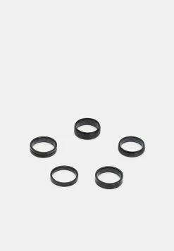 Jack & Jones JACPLAIN MIX 5 PACK - Ring - Black