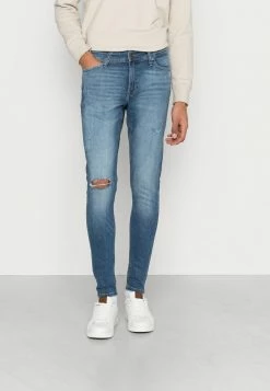 Jack & Jones JJIPETE JJORIGINAL - Slim Fit Jeans - Blue Denim