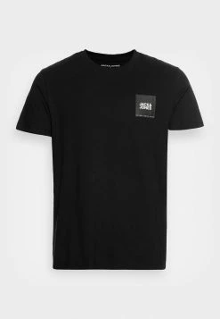 Jack & Jones JJLOCK TEE CREW NECK 3 PACK - Print T-shirt - Black/white/navy Blazer -Jack & Jones Shop bc45c86f2d1945f1af931d27528877b4