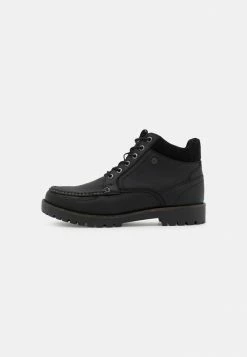 Jack & Jones JFWBROCKWELL MOC BOOT - Lace-up Ankle Boots - Anthracite