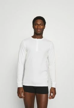 Jack & Jones JACHENRIK HENLEY - Pyjama Top - Blanc De Blanc