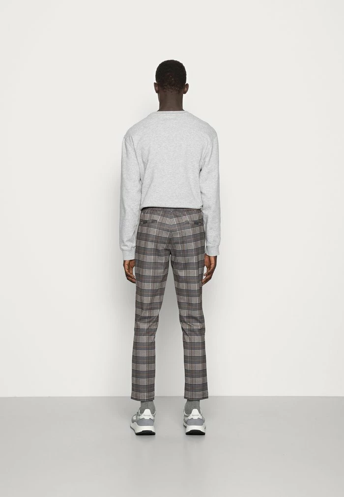 Jack & Jones JJIWILL JJPHIL CHIPMUNK CHECK - Trousers - Chipmunk 3 Jack & Jones JJIWILL JJPHIL CHIPMUNK CHECK - Trousers - Chipmunk - Image 3