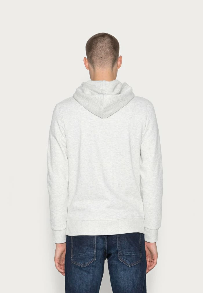 Jack & Jones JJNAVY ZIP HOOD - Zip-up Sweatshirt - White Melange 3 Jack & Jones JJNAVY ZIP HOOD - Zip-up Sweatshirt - White Melange - Image 3