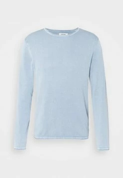 Jack & Jones JJELEO CREW NECK - Jumper - Faded Denim -Jack & Jones Shop be4f9c3958b54982ac5567cebbc99f34