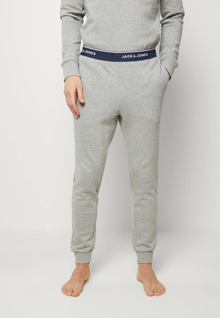 Jack & Jones JACLOUNGE - Pyjamas - Light Grey Melange 4 Jack & Jones JACLOUNGE - Pyjamas - Light Grey Melange - Image 4