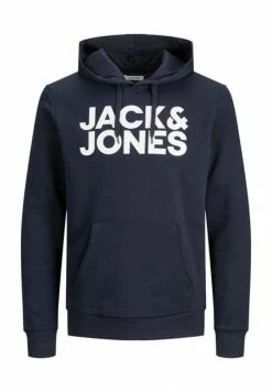 Jack & Jones JJECORP LOGO HOOD - Hoodie - Navy