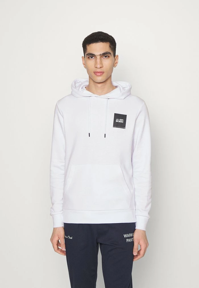 Jack & Jones Hoodie - White 1 Jack & Jones Hoodie - White