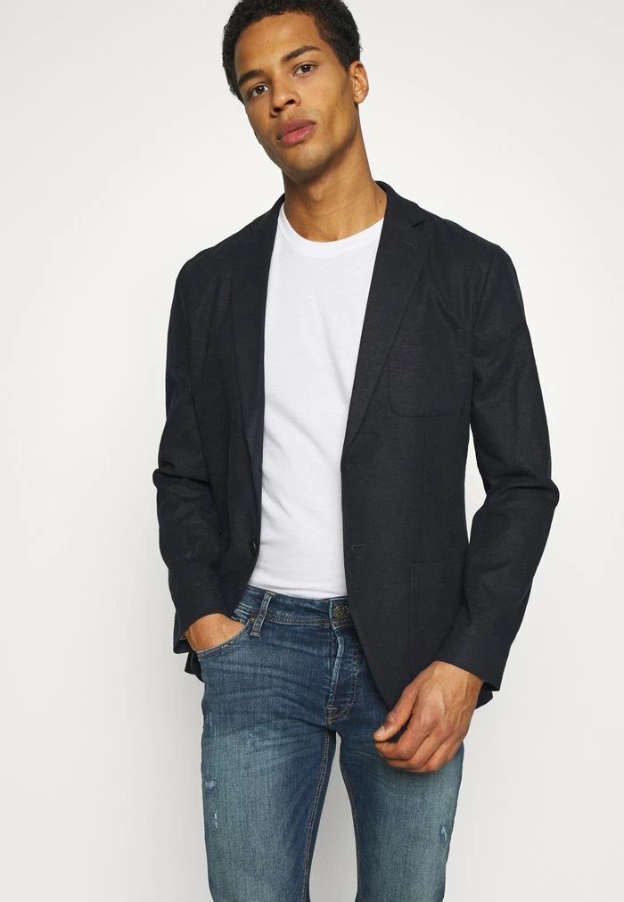 Jack & Jones JJIGLENN JJORIGINAL - Slim Fit Jeans - Blue Denim 4 Jack & Jones JJIGLENN JJORIGINAL - Slim Fit Jeans - Blue Denim - Image 4