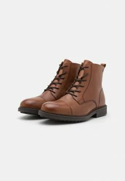 Alternative view of Jack & Jones JFWNICK JIO BOOT - Lace-up Ankle Boots - Cognac