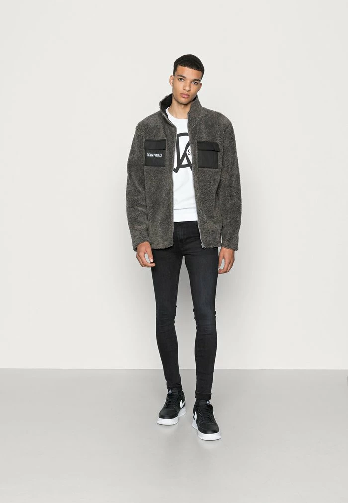 Jack & Jones JJITOM JJORIGINAL SUPER SKINNY FIT - Jeans Skinny Fit - Black Denim 2 Jack & Jones JJITOM JJORIGINAL SUPER SKINNY FIT - Jeans Skinny Fit - Black Denim - Image 2