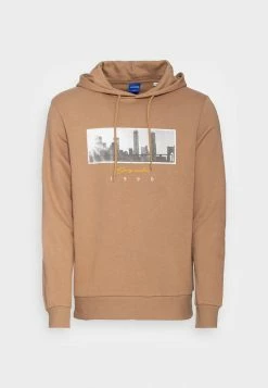 Jack & Jones JORFRIDAY PHOTO HOOD - Sweatshirt - Tygers Eye