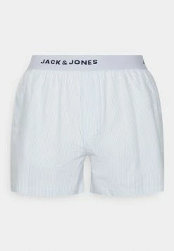 Alternative view of Jack & Jones JACKAYNE STRIPE TRUNKS 2 PACK - Boxer Shorts - Blue