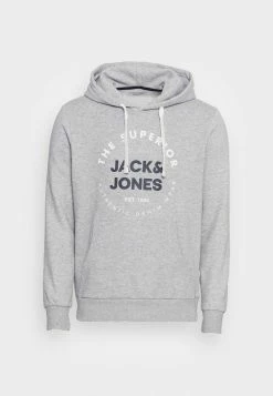 Jack & Jones JJHERRO - Hoodie - Light Grey Melange -Jack & Jones Shop bffa548593ff448b97ec0493e31f34fd