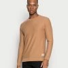 Jack & Jones JCOSHAWN CREW NECK - Jumper - Beige