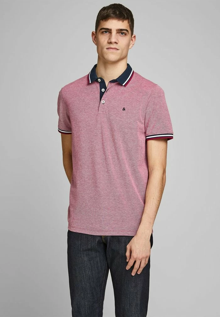 Jack & Jones JJEPAULOS - Polo Shirt - Dark Red 1 Jack & Jones JJEPAULOS - Polo Shirt - Dark Red