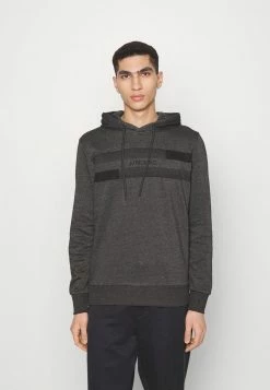 Jack & Jones JJNEW ADAM HOOD - Hoodie - Dark Grey Melange