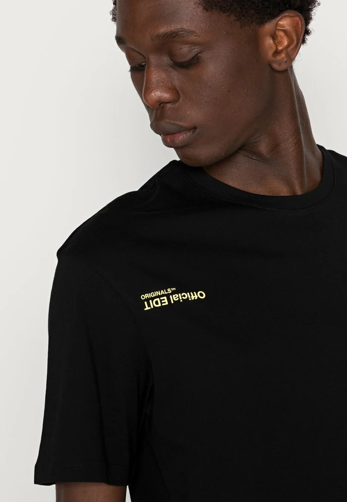 Jack & Jones HOLLYWOOD VIBE TEE CREW NECK - Print T-shirt - Black 5 Jack & Jones HOLLYWOOD VIBE TEE CREW NECK - Print T-shirt - Black - Image 5