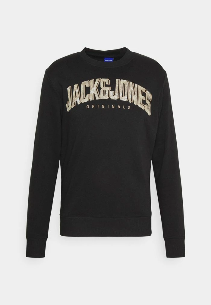 Jack & Jones JORSPRAYS CREW NECK - Sweatshirt - Tap Shoe 1 Jack & Jones JORSPRAYS CREW NECK - Sweatshirt - Tap Shoe