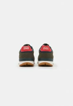 Jack & Jones JFWSTANZA COMBO 2.0 - Trainers - Dark Olive/blue/red -Jack & Jones Shop c19e78acf7b141fdbaf53ffdd8e17ff7