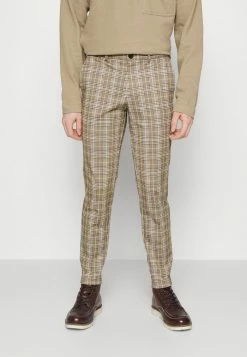 Jack & Jones JWHMARCO JJBAILEY CHECK - Trousers - Dark Earth