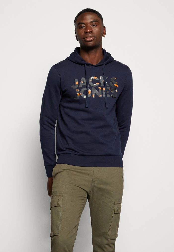 Jack & Jones RAMP - Hoodie - Dark Blue 4 Jack & Jones RAMP - Hoodie - Dark Blue - Image 4