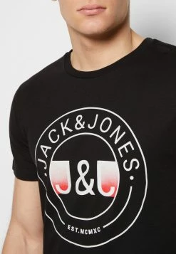 Jack & Jones JJMILAS TEE CREW NECK - Print T-shirt - Black -Jack & Jones Shop c251a6a0438a4d2cb5ed0ab25d72a134