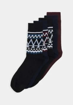 Jack & Jones JACWENN SOCKS 5 PACK - Socks - Sedona Sage/bluefin/port Royale/navy Blazer