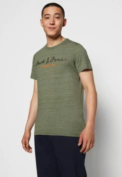 Jack & Jones UPSCALED TEE CREW NECK 3PK - Print T-shirt - Fourleafclover/white/navy -Jack & Jones Shop c404a4ff337d4983ac7d6d47f4d1dd30