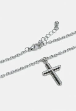 Alternative view of Jack & Jones JACCROSS PENDANT NECKLACE - Necklace - Silver-coloured