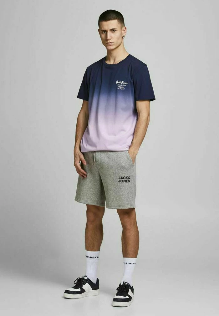 Jack & Jones NEW SOFT - Shorts - Light Grey Melange 2 Jack & Jones NEW SOFT - Shorts - Light Grey Melange - Image 2