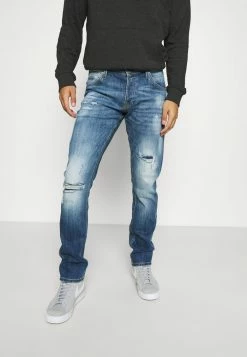 Jack & Jones JJIGLENN JJFOX - Jeans Tapered Fit - Blue Denim