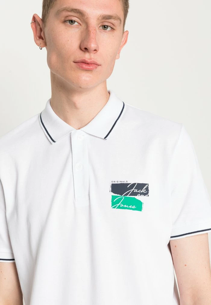 Jack & Jones JORSUNSET - Polo Shirt - Bright White 5 Jack & Jones JORSUNSET - Polo Shirt - Bright White - Image 5
