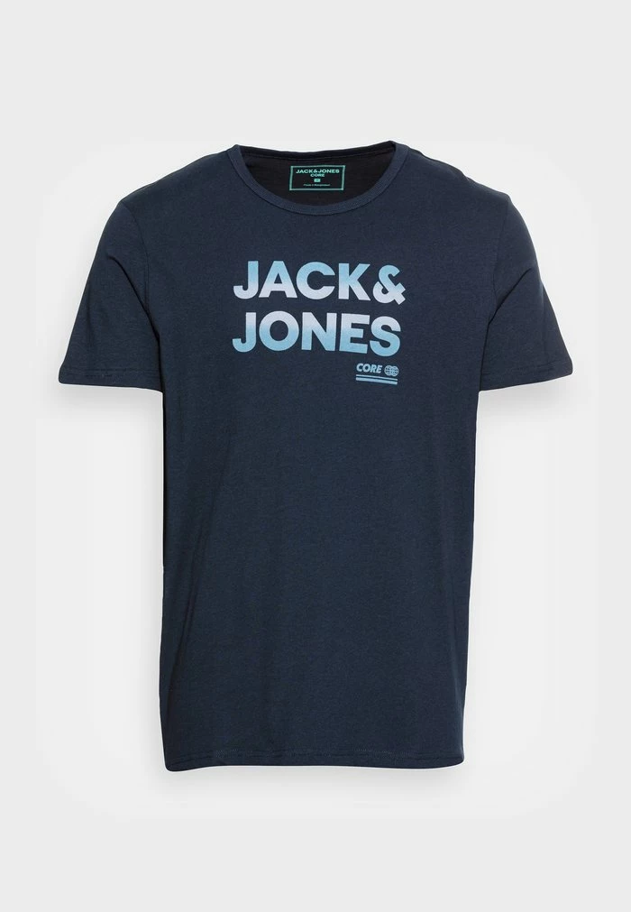 Jack & Jones SETH TEE CREW NECK - Print T-shirt - Navy Blazer 4 Jack & Jones SETH TEE CREW NECK - Print T-shirt - Navy Blazer - Image 4