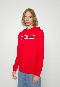Jack & Jones JJHANS HOOD - Sweatshirt - True Red