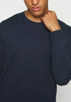 Jack & Jones JORBRINK TEE CREW NECK - Long Sleeved Top - Navy Blazer -Jack & Jones Shop c66200132a994cb892f6caf2cd1931fa