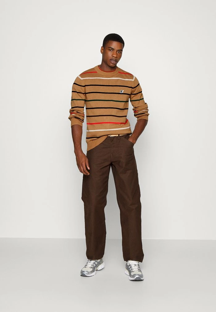 Jack & Jones JORMARCO CREW NECK - Jumper - Tigers Eye Multicolor 2 Jack & Jones JORMARCO CREW NECK - Jumper - Tigers Eye Multicolor - Image 2