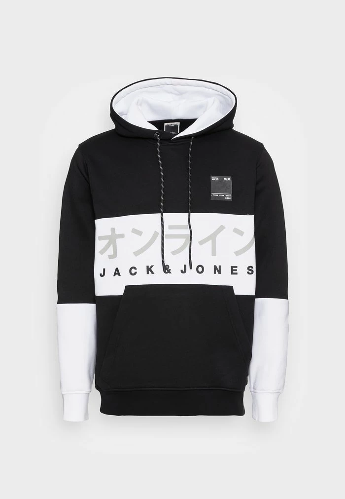 Jack & Jones JCOHORIZON HOODY - Sweatshirt - Black 1 Jack & Jones JCOHORIZON HOODY - Sweatshirt - Black