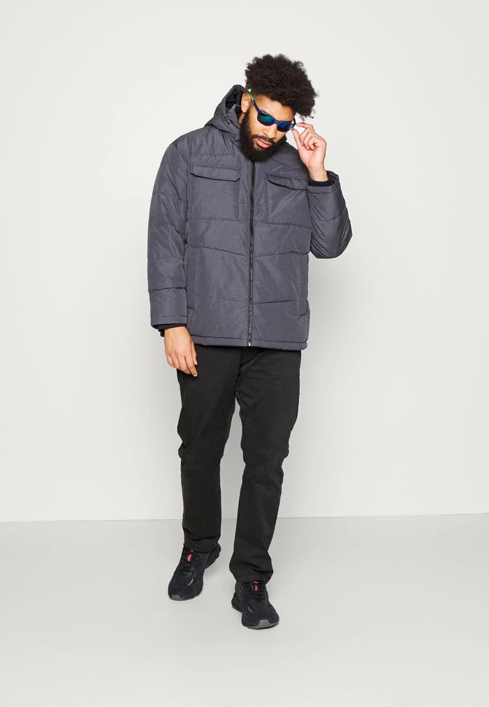 Jack & Jones JJBRADY PUFFER - Winter Jacket - Dark Grey 2 Jack & Jones JJBRADY PUFFER - Winter Jacket - Dark Grey - Image 2