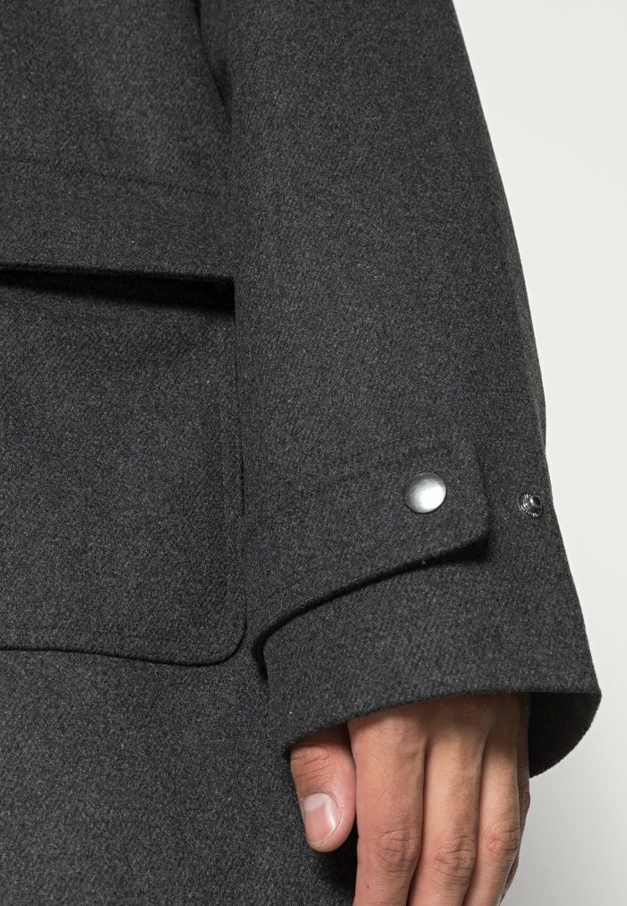 Jack & Jones JJFELIX COAT - Classic Coat - Dark Grey Melange 5 Jack & Jones JJFELIX COAT - Classic Coat - Dark Grey Melange - Image 5